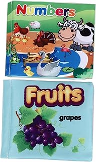 ibasenice Livro De Pano De Brinquedo Para Educação Precoce 2 Peças Brinquedos Para Bebês Animais Marinhos Brinquedos Oceânicos Livro De Pano Para Educação Precoce Brinquedo Infantil