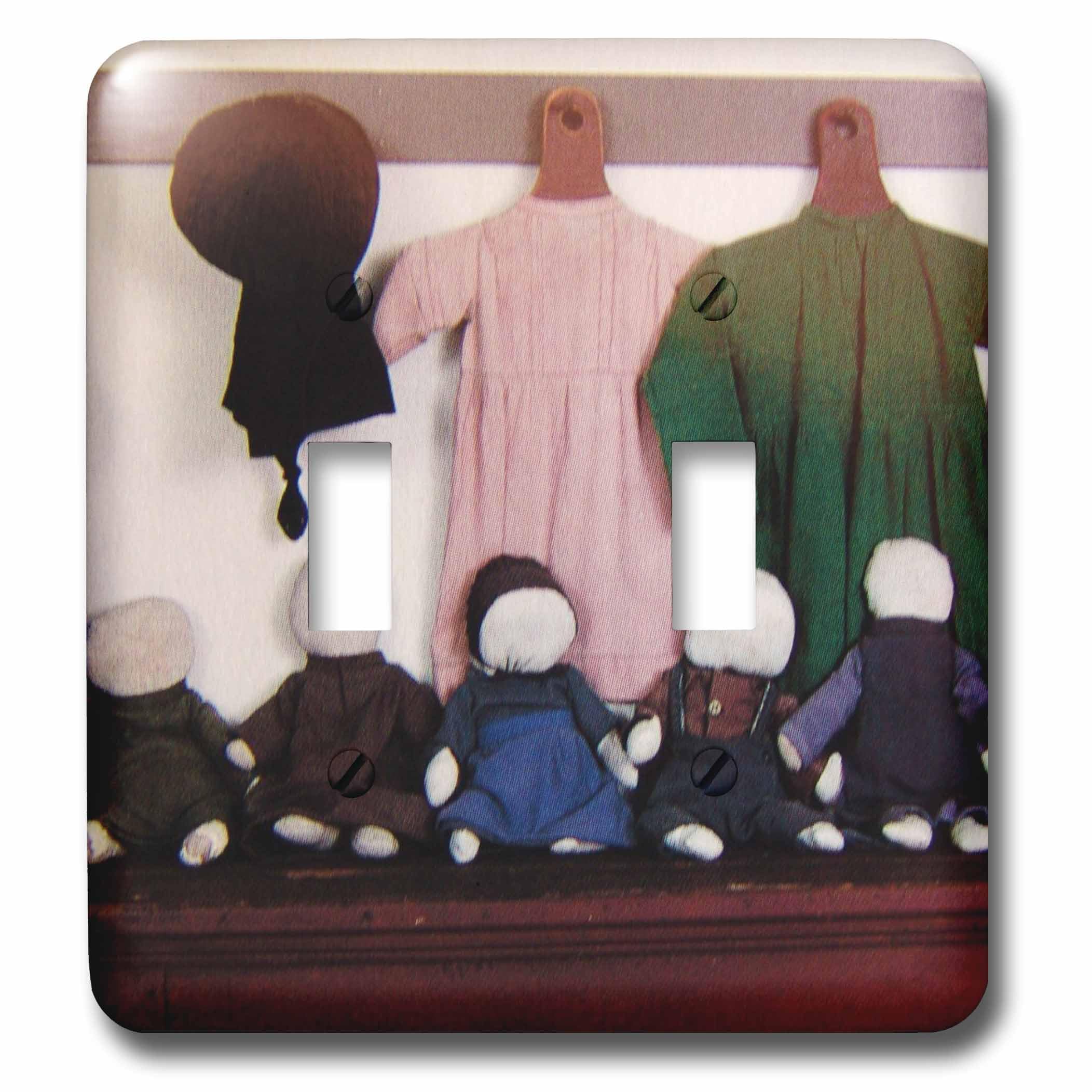 Amish Wear interrupteur à bascule double 3dRose pour salon chaleureux