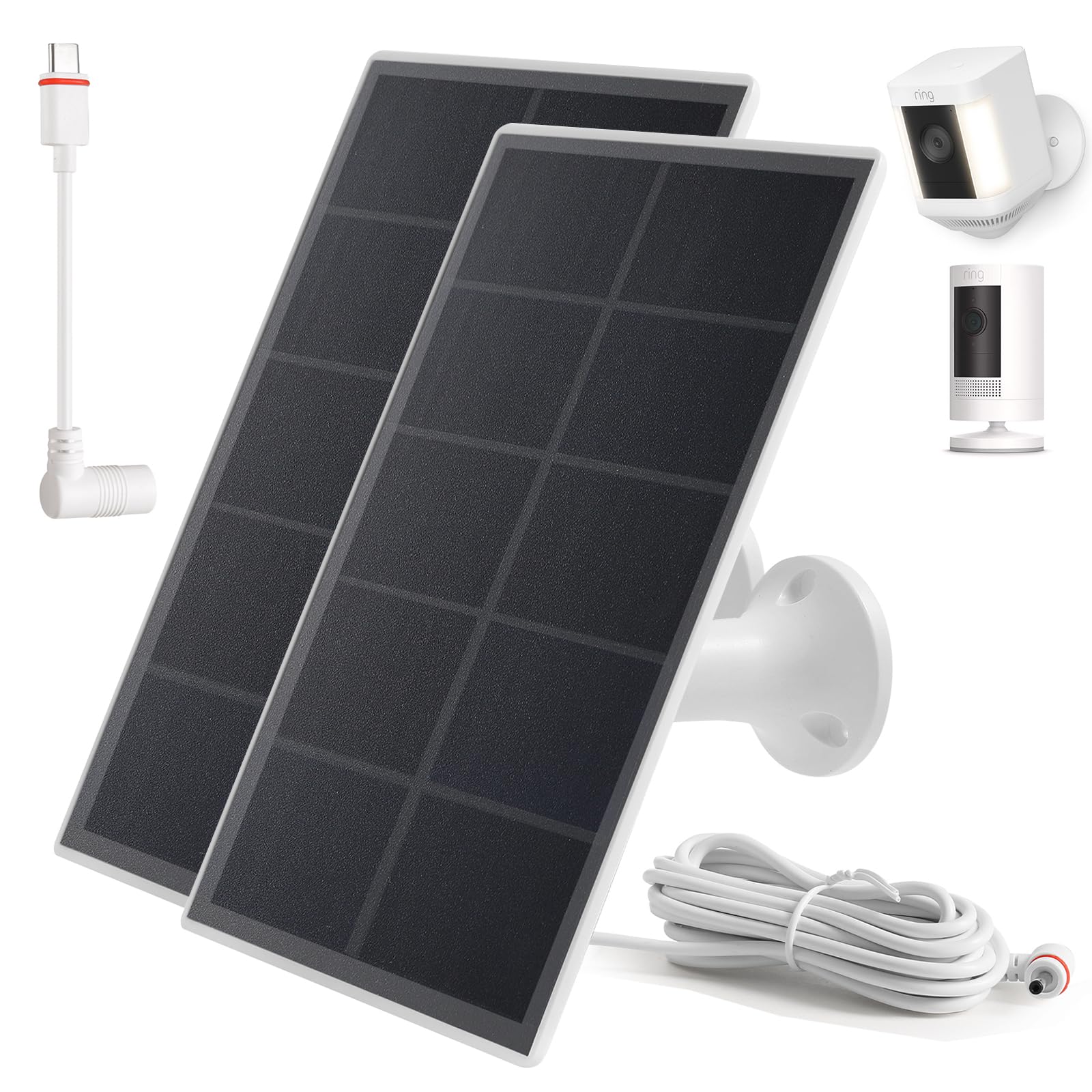 Amazon.com : Ring Camera Solar Panel Charger, Compatible with Amazon.com : Ring Camera Solar Panel Charger, Compatible with