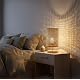 AFORTLO Table Desk Lamp,Small Rattan Hollow-Out Wicker Bamboo Boho Decorative Nightstand Night Light Solid Wood Base Lamp for Bedroom,Living Room,End Table or Office with Bulb(Rattan Hollow-Out) Product Image 6