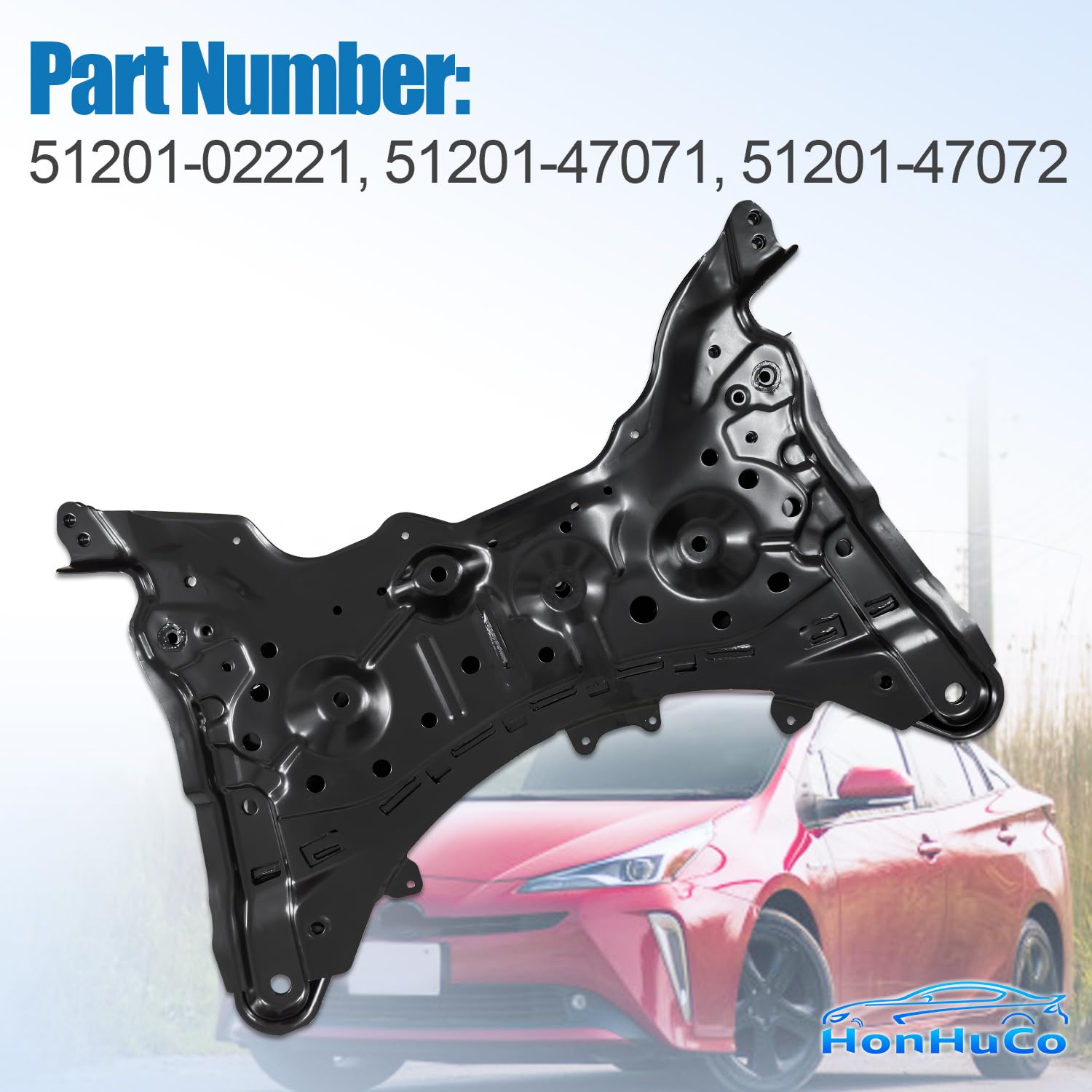 HonHuCo 51201-02221 Front Suspension Subframe Crossmember