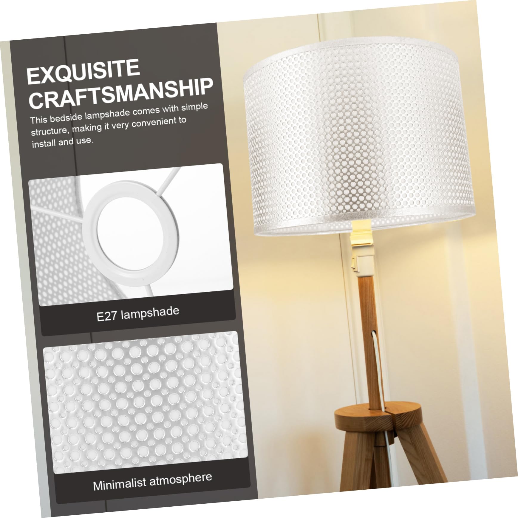Moderner Lampenschirm Für Tischlampe Elegante Abdeckung ø Vielseitig Einsetzbar Für Wohnzimmer Schlafzimmer Und Büro Schafft Warme Atmosphäre