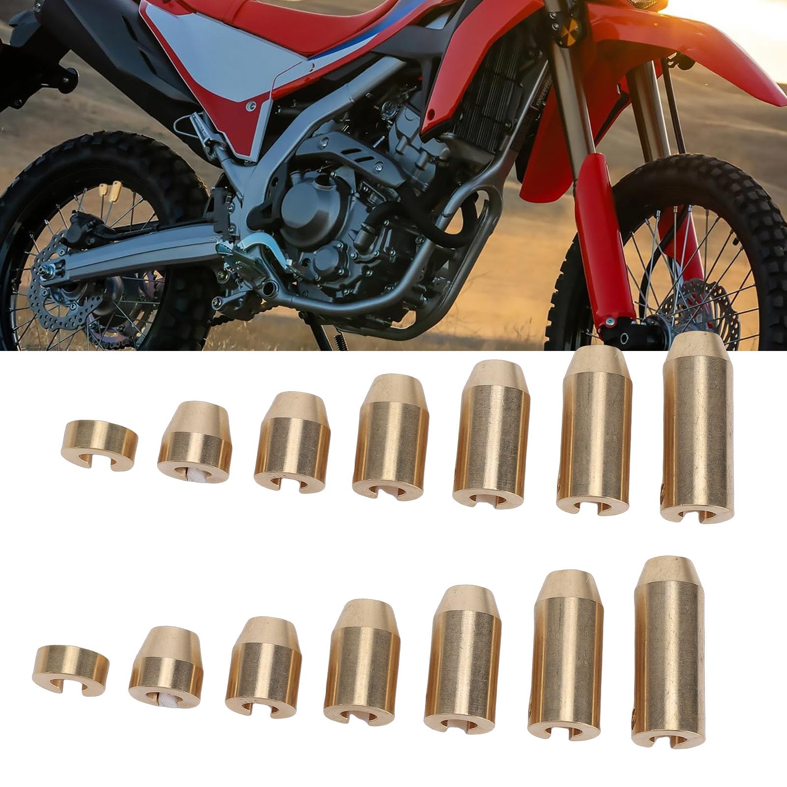 Zestaw Uzupełniający Obciążników do kół Motocyklowych, Kompatybilny z Motocyklami Sportowymi, Dual Sport, Cruiser, Classic Bikes, łatwo Regulowany Zestaw do Wyważania z