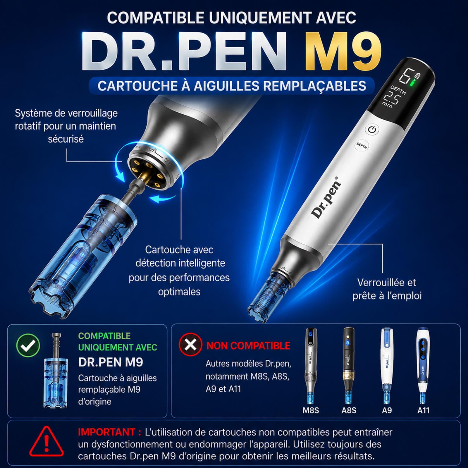 dr pen m9 ersatzkartuschen 18 pin 5 stueck sterile einweg kosmetische spitzen fuer gleichmaessige oberflaeche glattes hautbild gesicht hals routine twist lock passend fuer dr pen m9 hautpflege