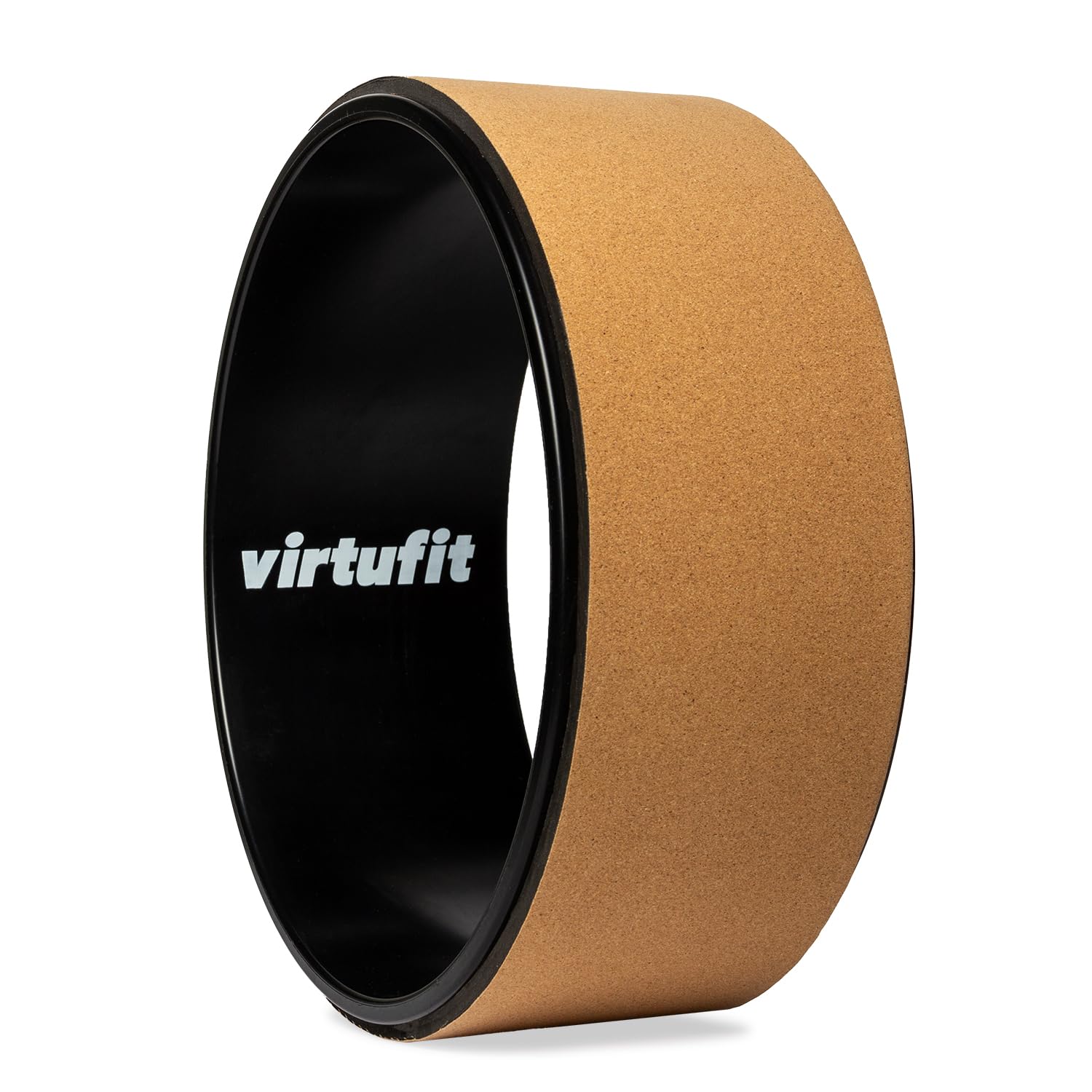 VirtuFit Roue de yoga de qualité supérieure en liège - Écologique - 33 cm