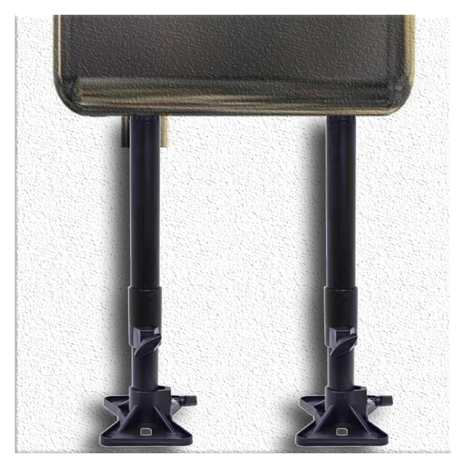 DHetyE Sink support legs Adjustable Support Poles For Kitchen SinkUndermount Sink BracketsStainless Steel Legs For Bathroom Basin(2*Height 41 70cm(16" 27.6"))