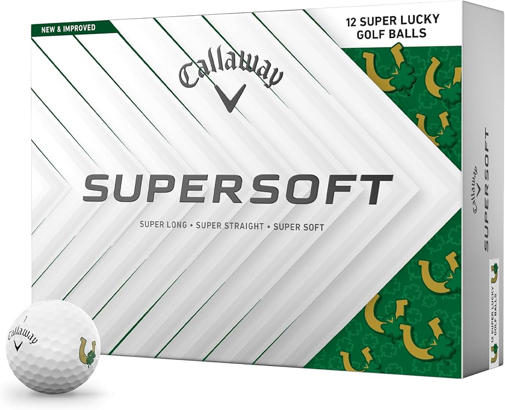 Amazon.co.jp: キャロウェイ Supersoft Lucky Golf Balls 2025 ゴルフ