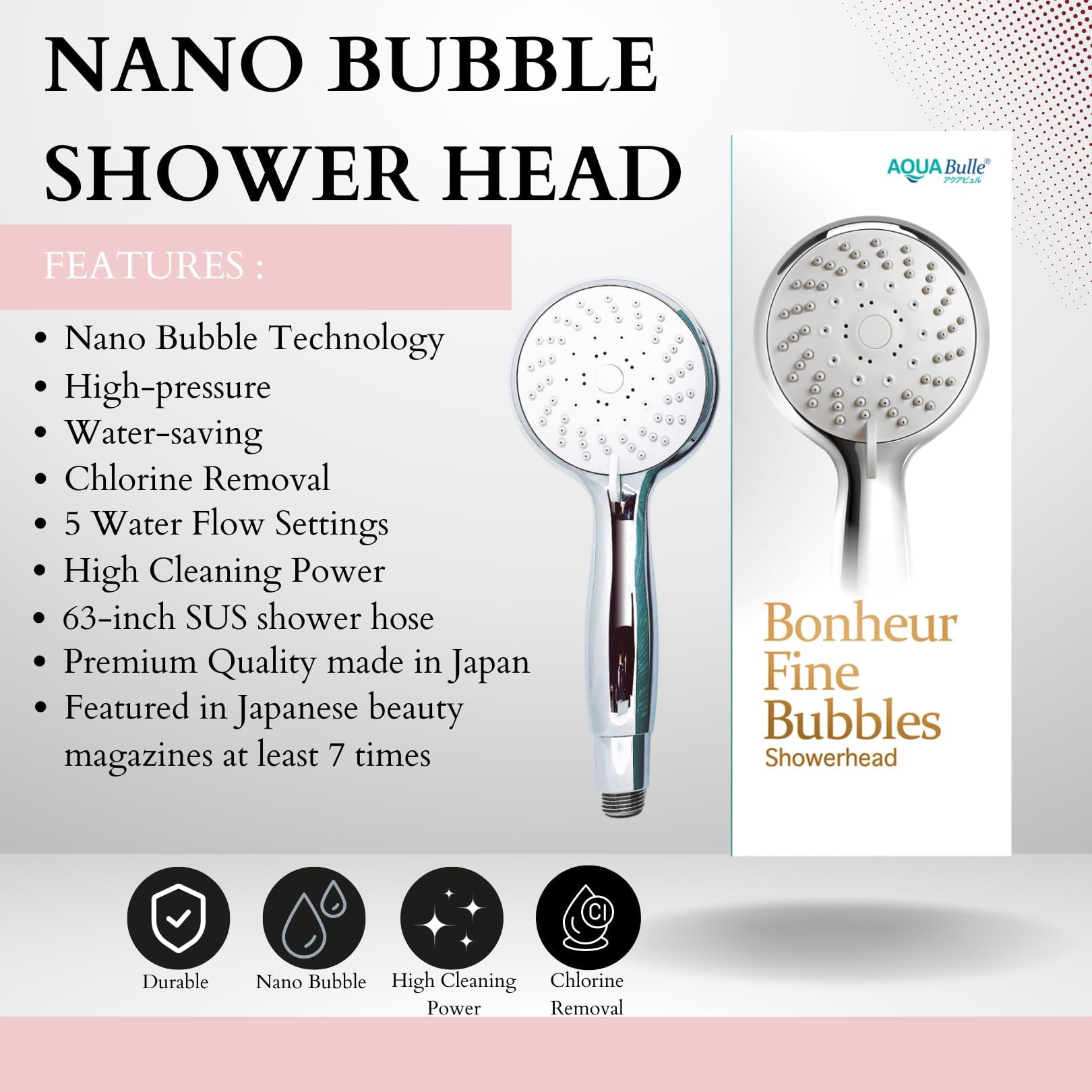 バス・洗面所用品 SILKY NANOBUBBLE SHOWER PREMIUM SILKY NANOBUBBLE SHOWER PREMIUM