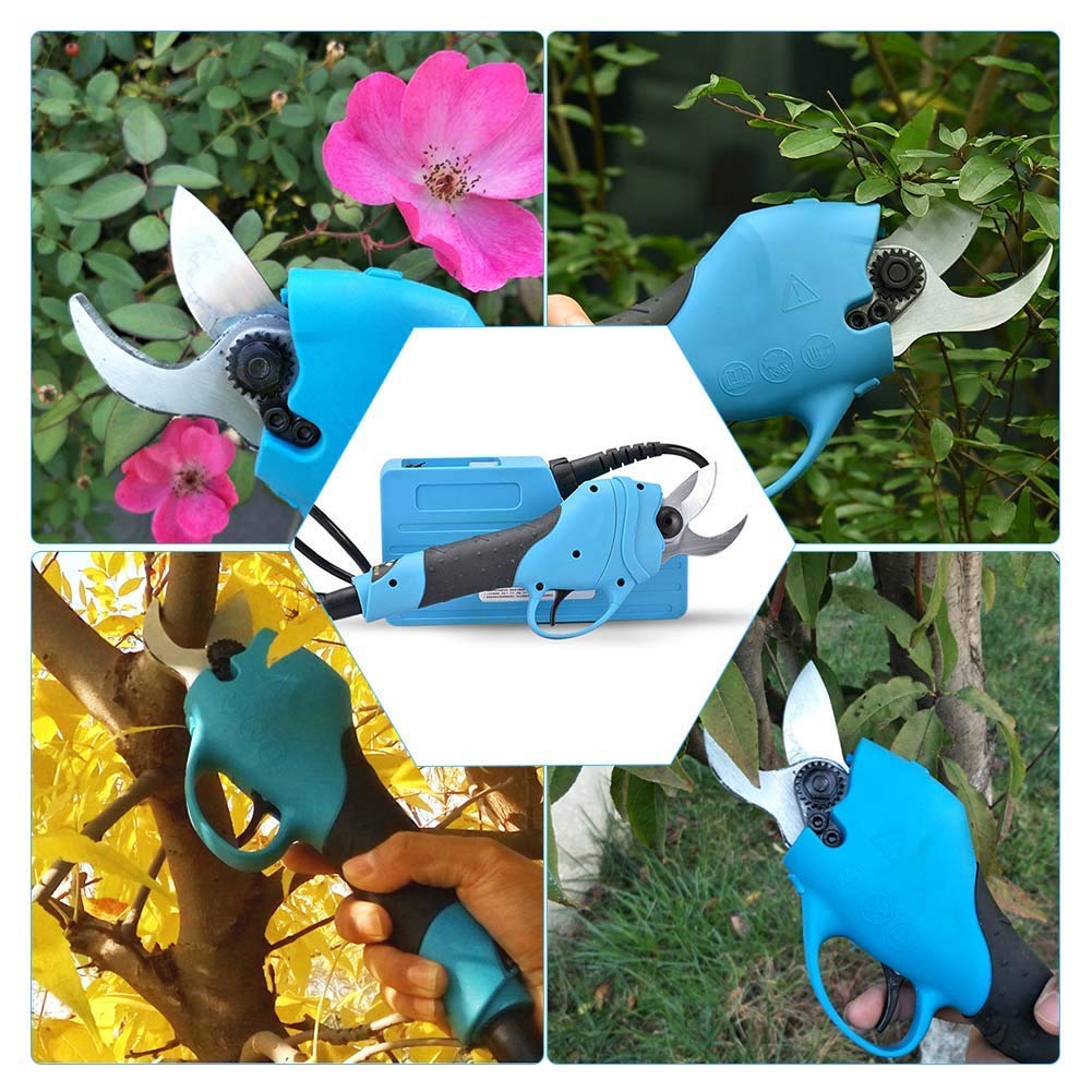 Elektrische Gartenschere, Trimmer, 0–45 Mm Schnittdurchmesser, Gartenobstbaumbüsche, Trimmerschere Für Gartenbaumstämme, 240 V, 8–11 Stunden Betrieb