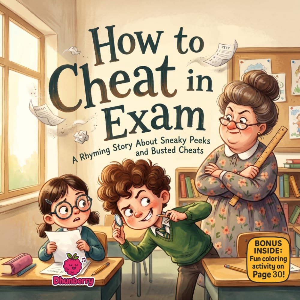 How to Cheat in Exam: A Rhyming Story About Sneaky Peeks and Busted Cheats