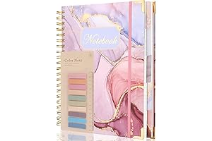 Ddaowanx Cuaderno de 5 materias para la escuela y el trabajo