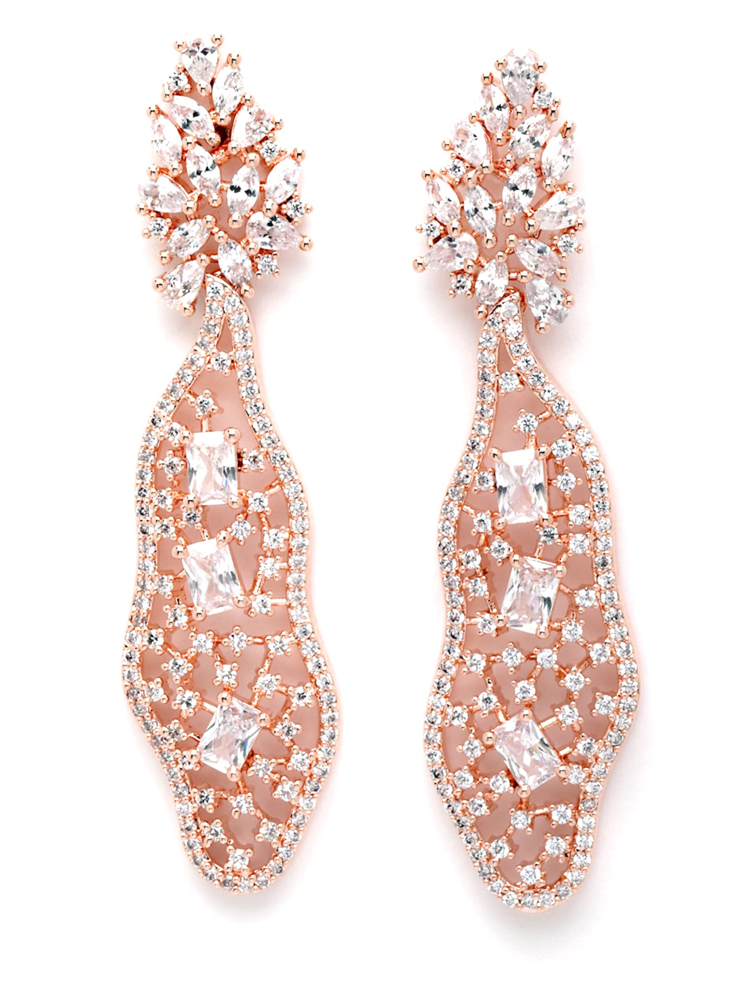 See full amazon price history chart for Karatcart Rose Gold Plated American Diamond Studded Drop Earrings for Women Karatcart Rose Gold Plated American Diamond Studded Drop Earrings for Women (B0B3XBNG3Q) Amazon Price History, Amazon Price Tracker