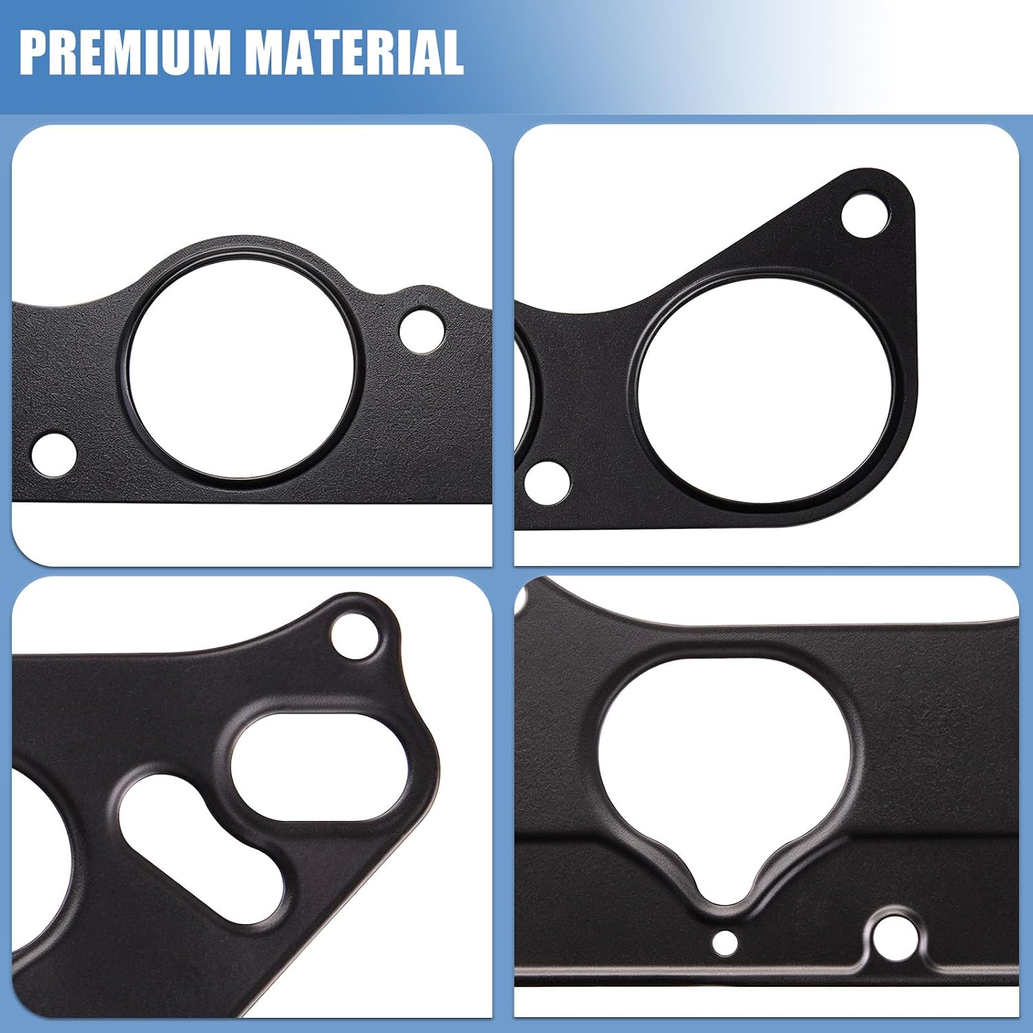Sorello MS 96473 Intake Manifold Gasket Set Fit for Honda Accord CR-V Element for Acura TSX 2003 2004 2005 2006 2007 2008 2009 2010 2011 2012 2.4L Replace MS96473 MS19474