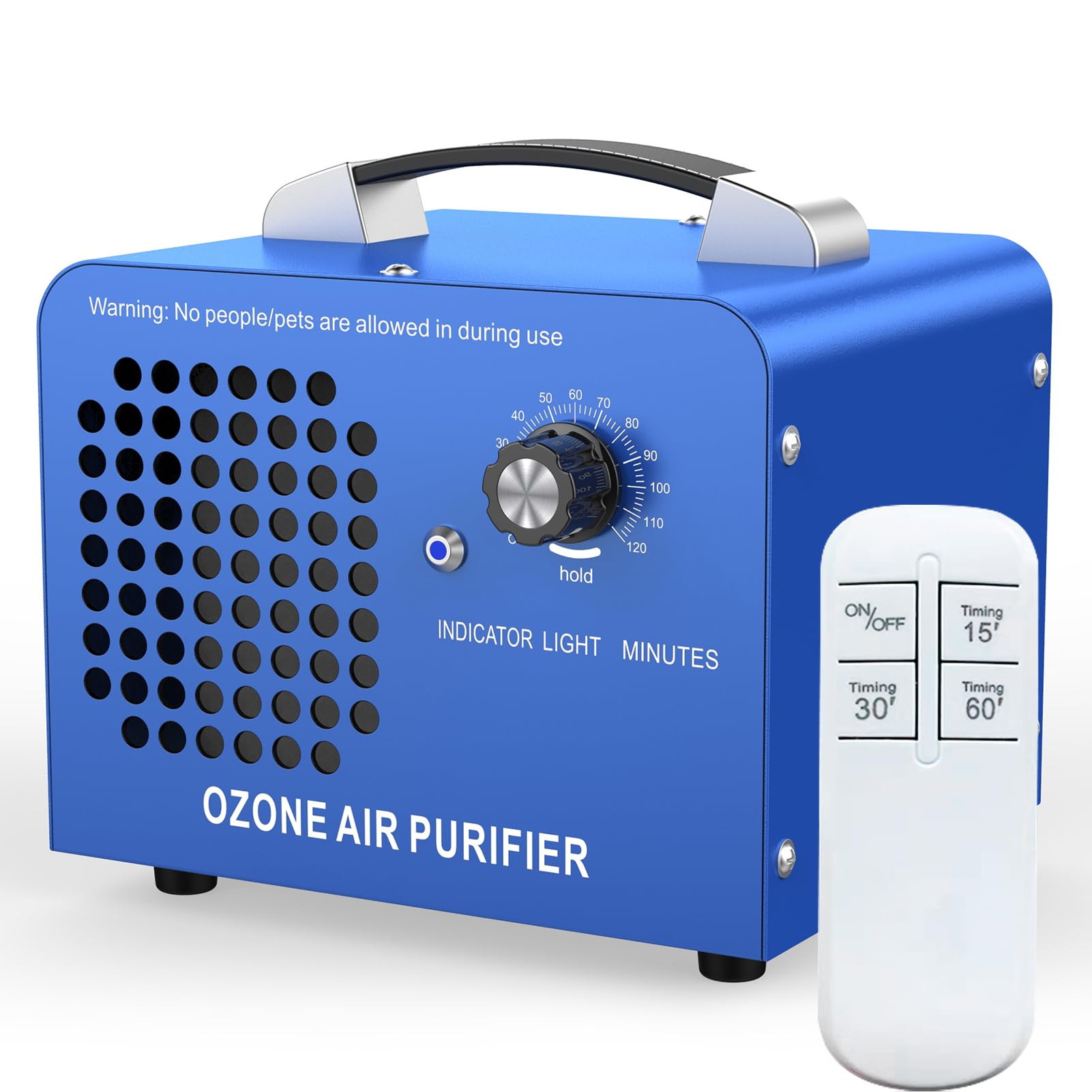 CAMECO Ozone Generator 10,000mg/h, Remote Control Portable O3 Ozone Machine, Commercial Small Ionizer for Home, Office, Basement, Garage, Cars, Pets, Smoke