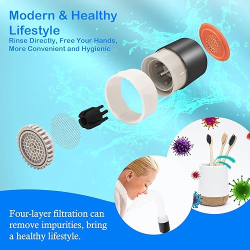 Miniatura 3 de Extensor de grifo giratorio de 1800, brazo giratorio, aireador de grifo robótico para baño, fregadero de cocina, accesorio de pulverización de