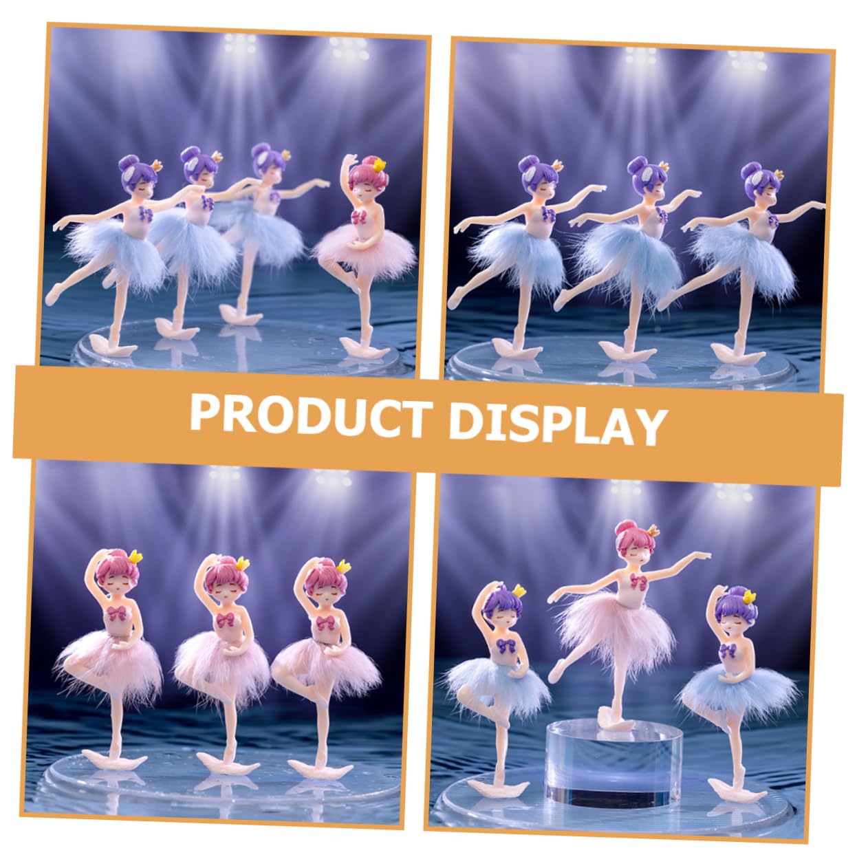 Alasum 16pezzi Decorazione Statue per Topper per e Compleanni e Accessorio per Cake Design