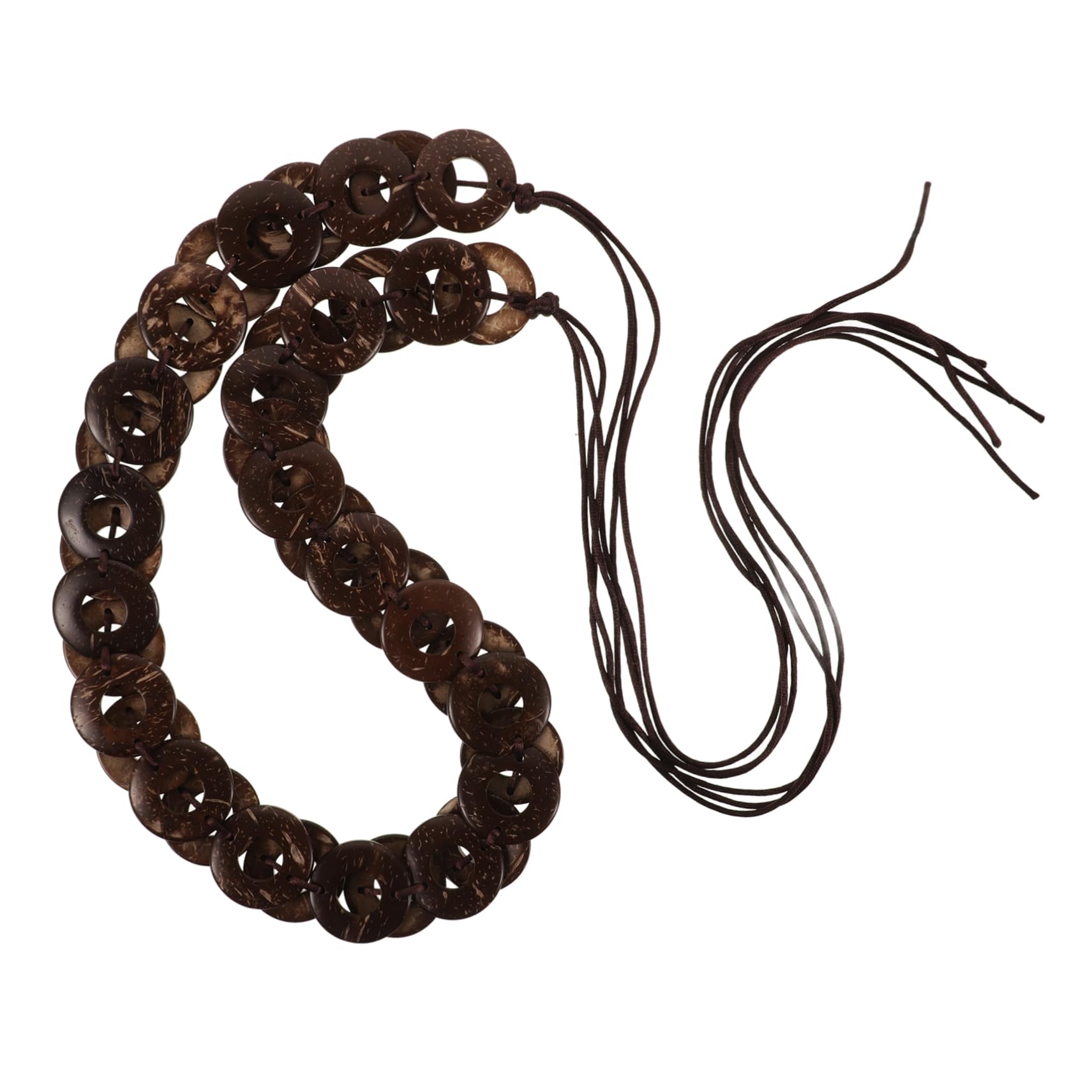 GALPADA Elegant Handmade Woven Belt Retro Style Shell Belt for Women's Fashion