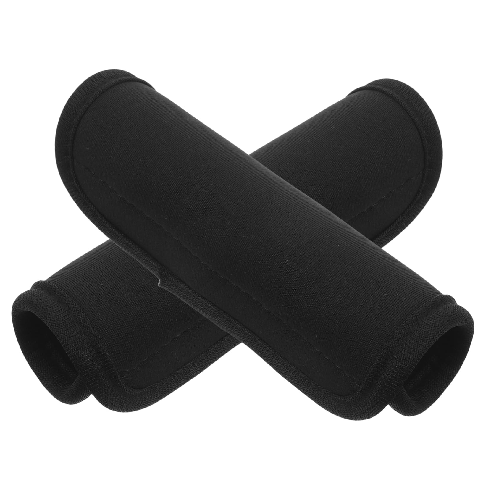 Healeved 5 Series Funda para Asa De Equipaje Maletas Identificador De Equipaje Envoltura De Agarre De Maleta Envoltura De Mango De Equipaje Envoltura De Equipaje Neopreno Negro 2 Piezas X 5