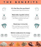 Vista 2 de Superfood Gomitas de hongos Delicioso suplemento diario de gomitas de melena de leones múltiples de 2008 mg Hongo Reishi + Cordyceps + cola