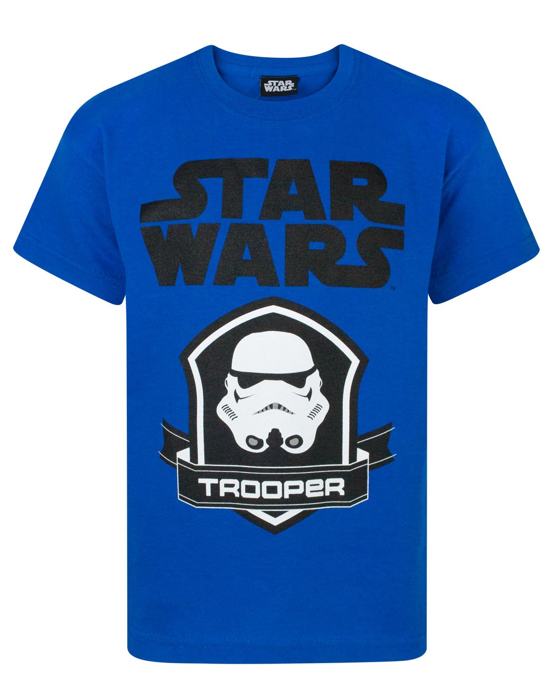 Star Wars Stormtrooper Short Sleeved T-Shirt (Boys ) Blue