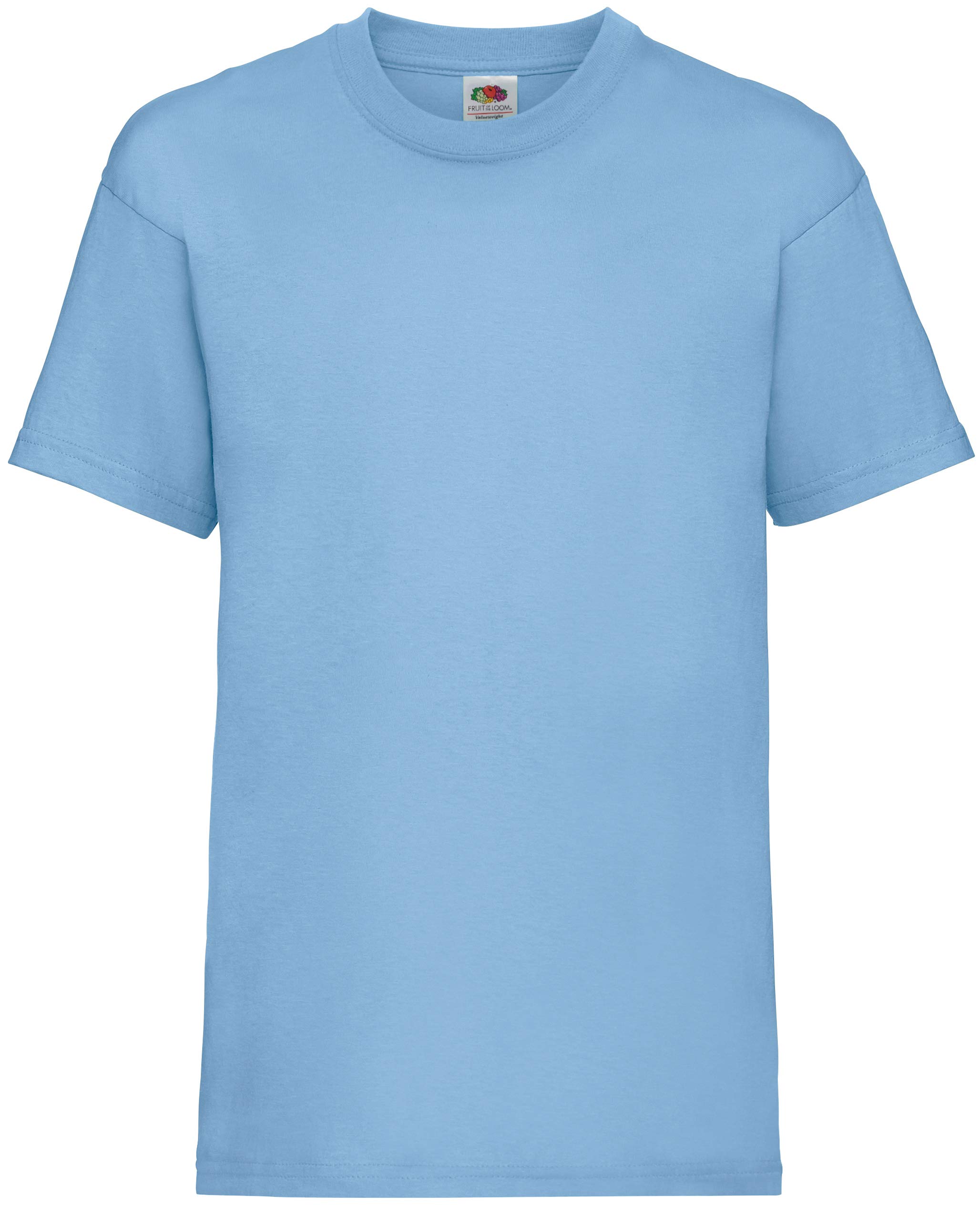 Fruit of the Loom boys' t-shirt., Boys', 61-033-0, Sky Blue, 92 cm
