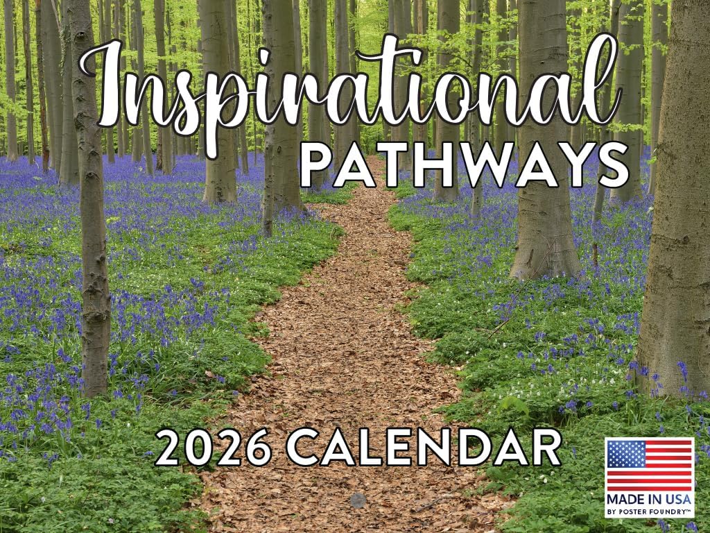 Nature Pathways Inspirational Calendar 2026 Quotes Monthly Wall ...