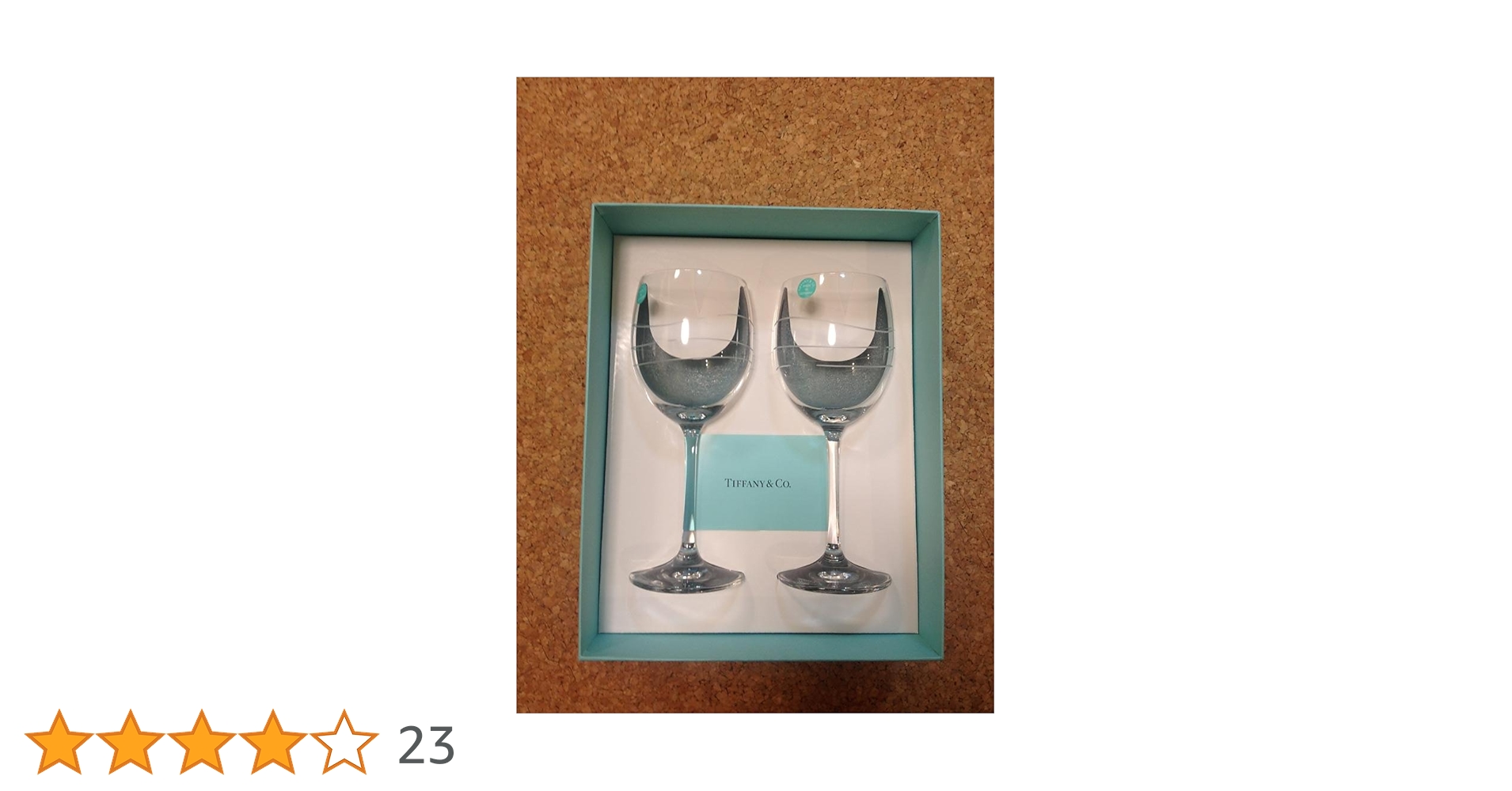 Amazon｜ティファニー TIFFANY＆Co カデンツ ワイン グラス