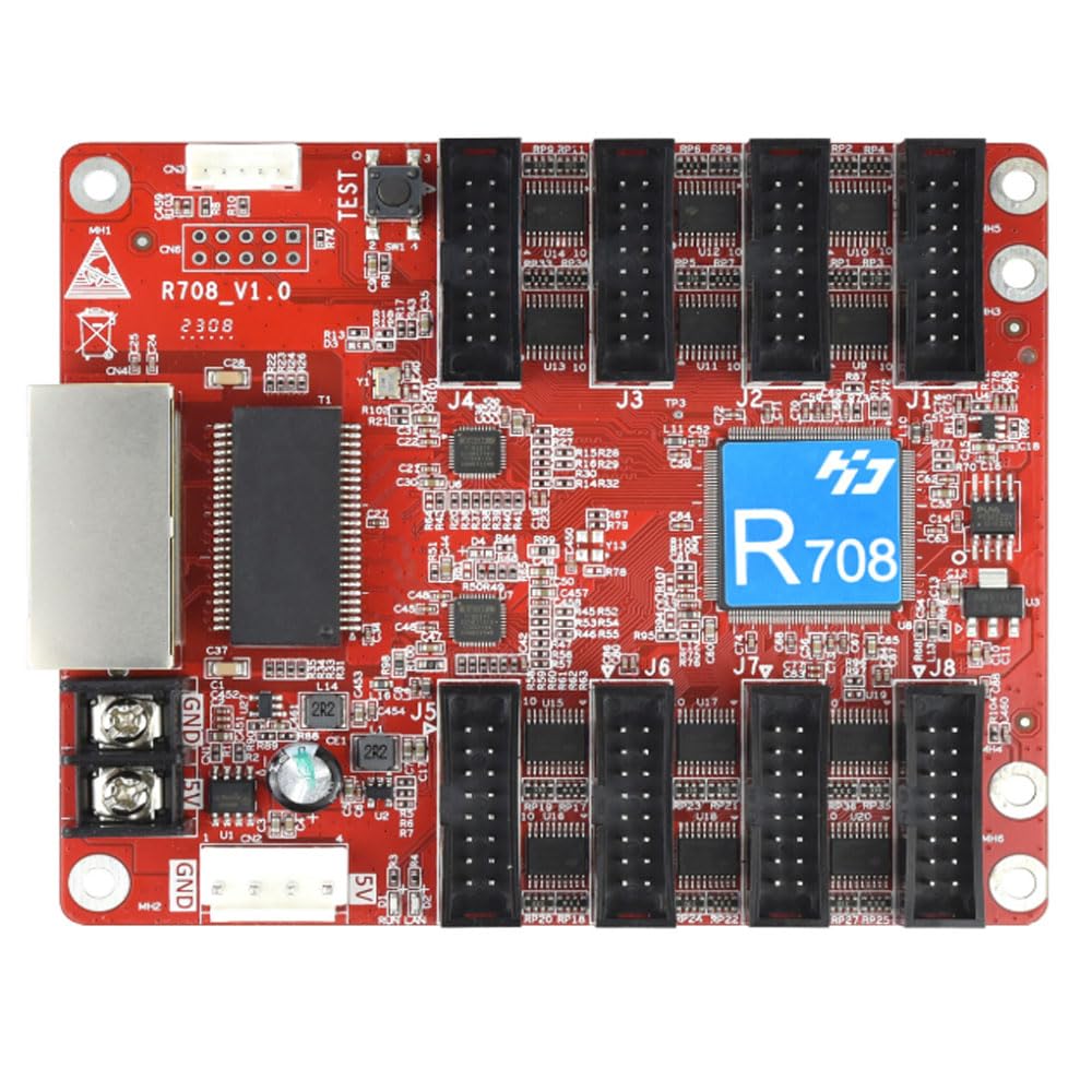 HuiDu R708 R712 R716 Receive Card for Indoor Outdoor Rental LED Display Screen (HD-R708)