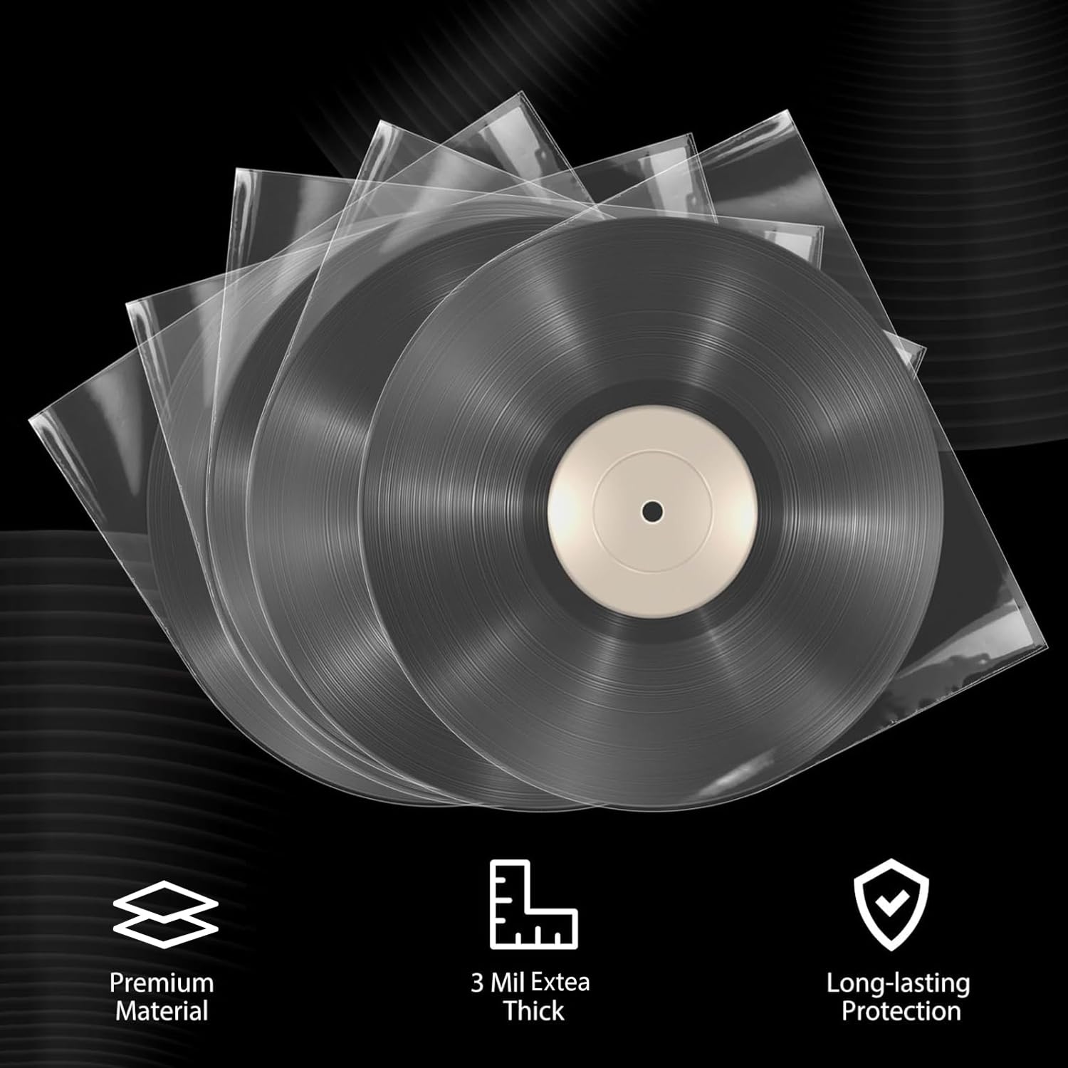 Accueil Pochettes intérieures pour disques vinyles Sac en plastique
