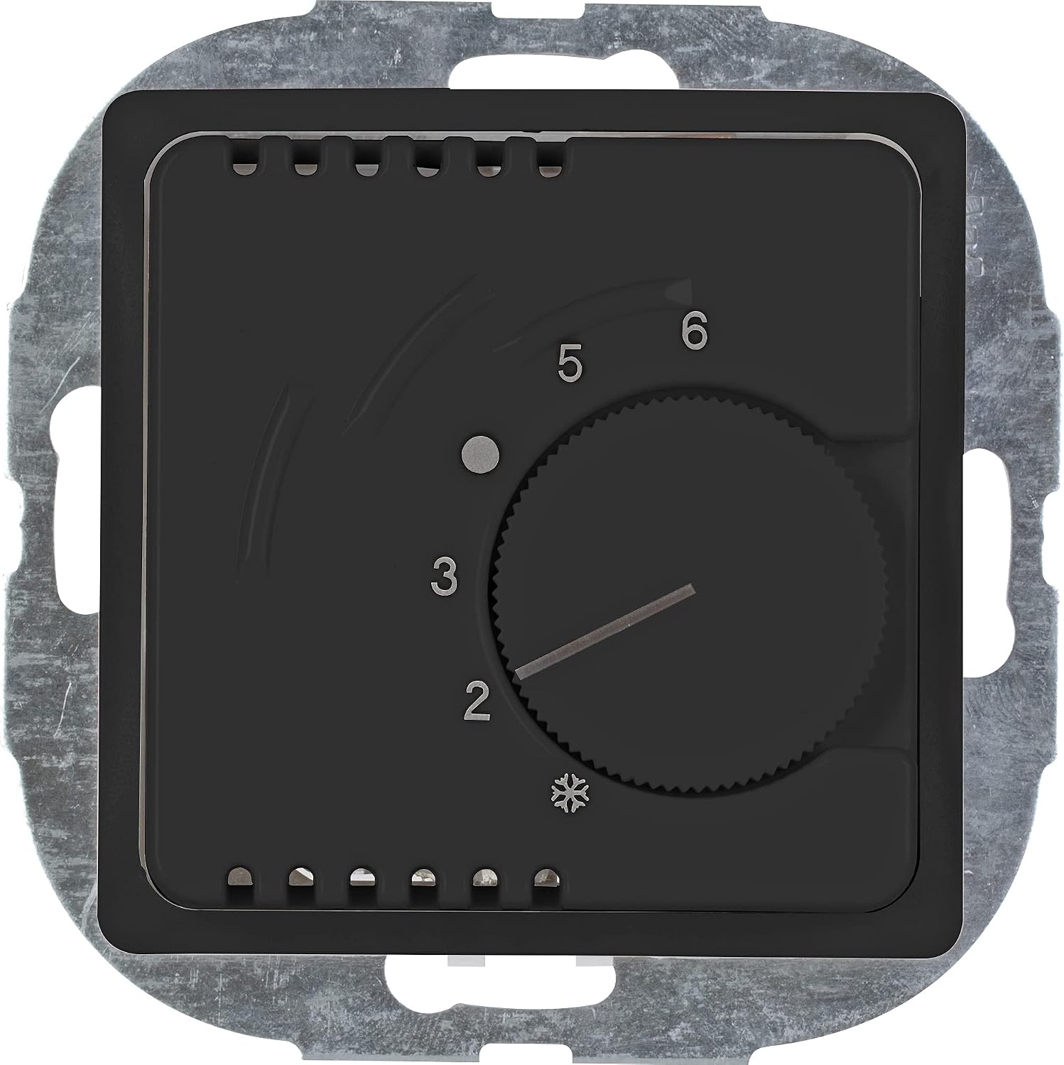 KOPP 290450006 Changer Room Thermostat, Matte Black