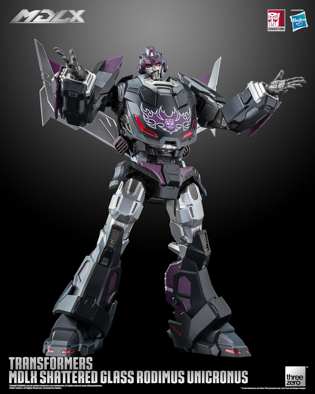 Transformers: MDLX Shattered Glass Rodimus Unicronus Action Figure