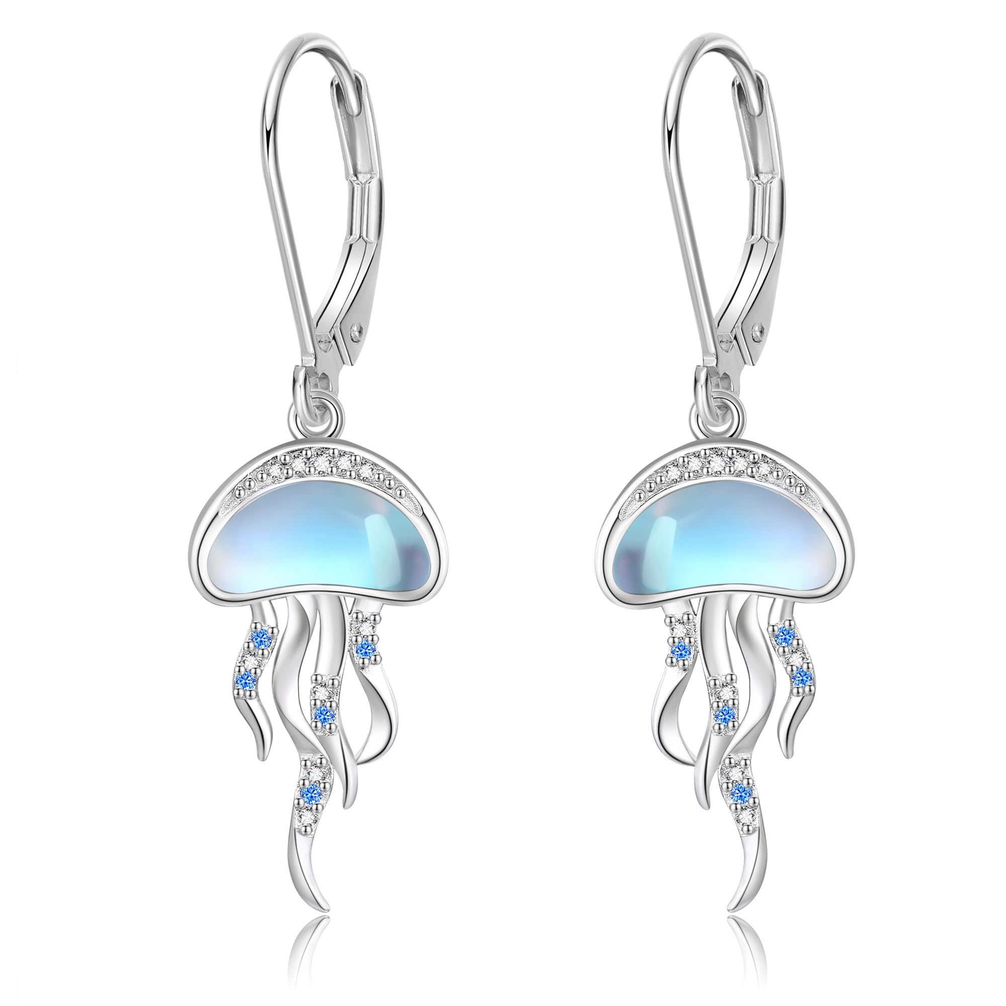 【カ】※クラゲイヤリング Amazon | クラゲイヤリング スターリングシルバー ムーン