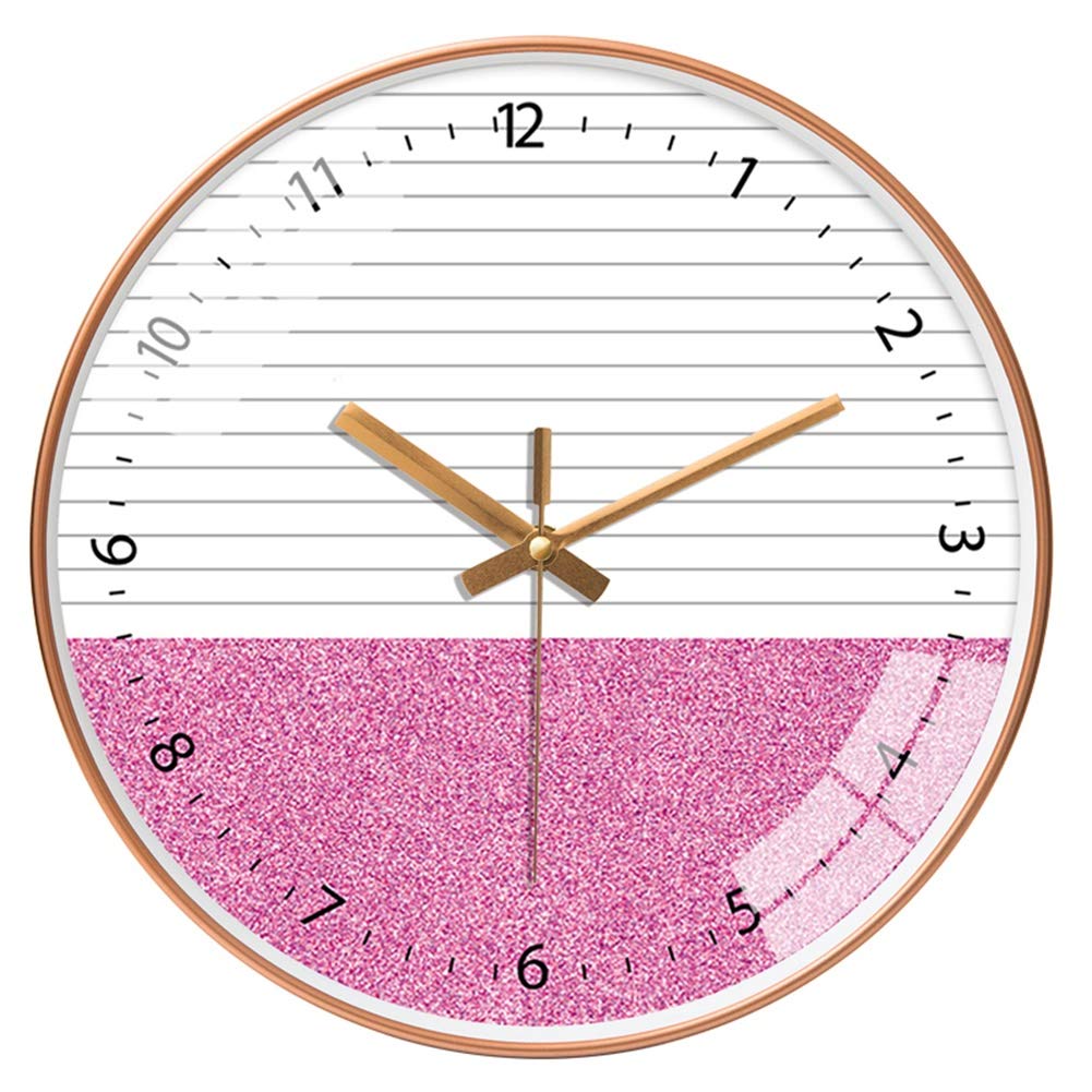 Relojes de Pared Decoración Personalizada Silencioso sin Tictac Sala de Estar Dormitorio Creativo Moderno Simple Moda Redecoración para el Hogar/D