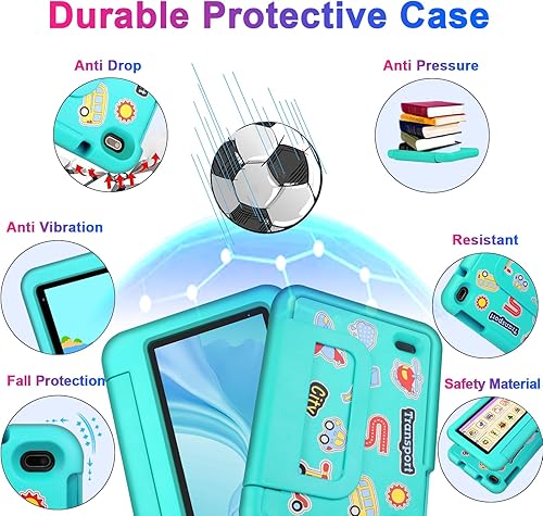 Miniatura 7 de SEBBE Tableta para niños Android 13 de 7 pulgadas, 7 GB de RAM+64 GB de ROM (TF 1 TB), con control parental, aplicaciones preinstaladas para niños,