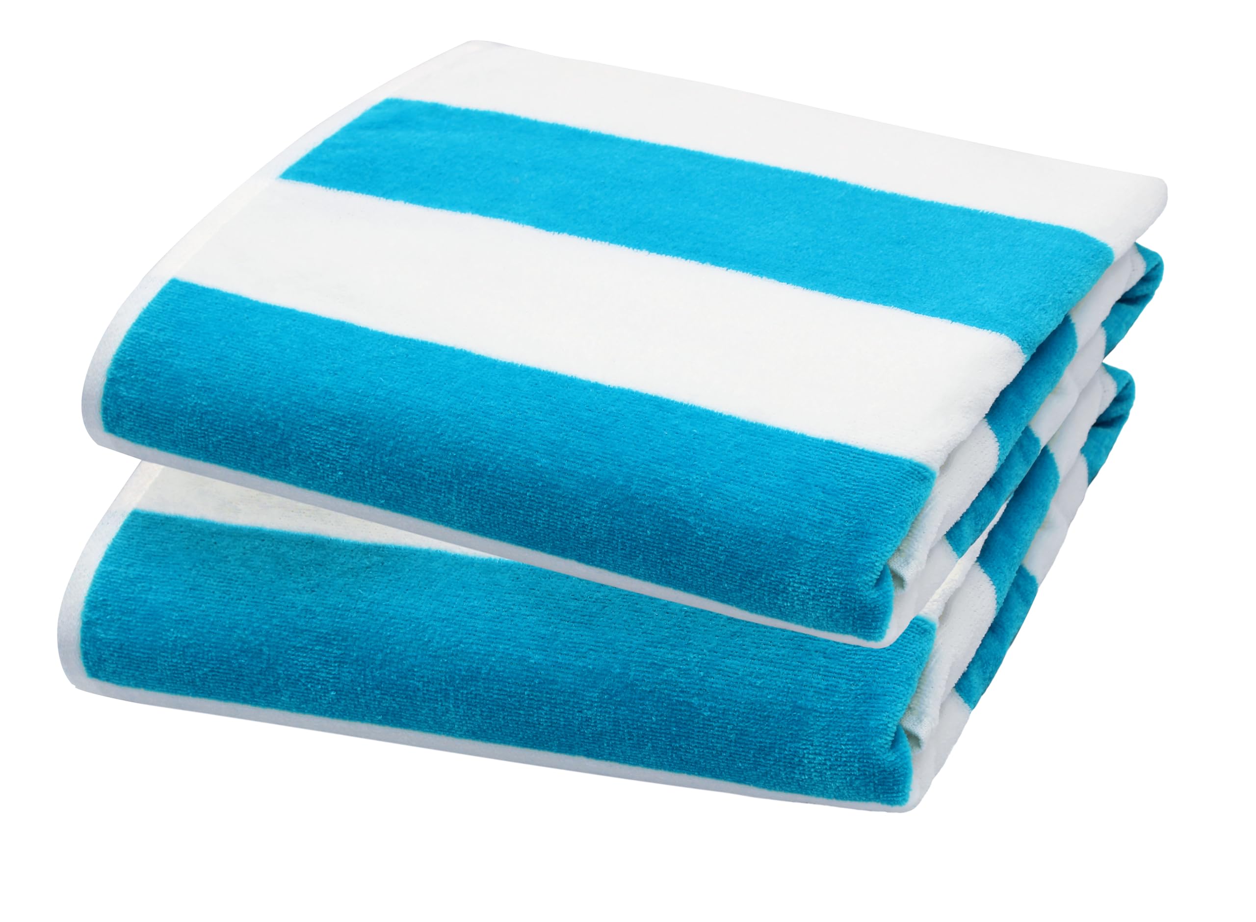 COTTON CRAFT Telo mare oversize – Confezione da 2 teli mare XL – 100% velluto di cotone – grande e grande – spesso peluche 450 g/m² super morbido asciugamano di lusso – piscina picnic – 89 x 177,8 cm