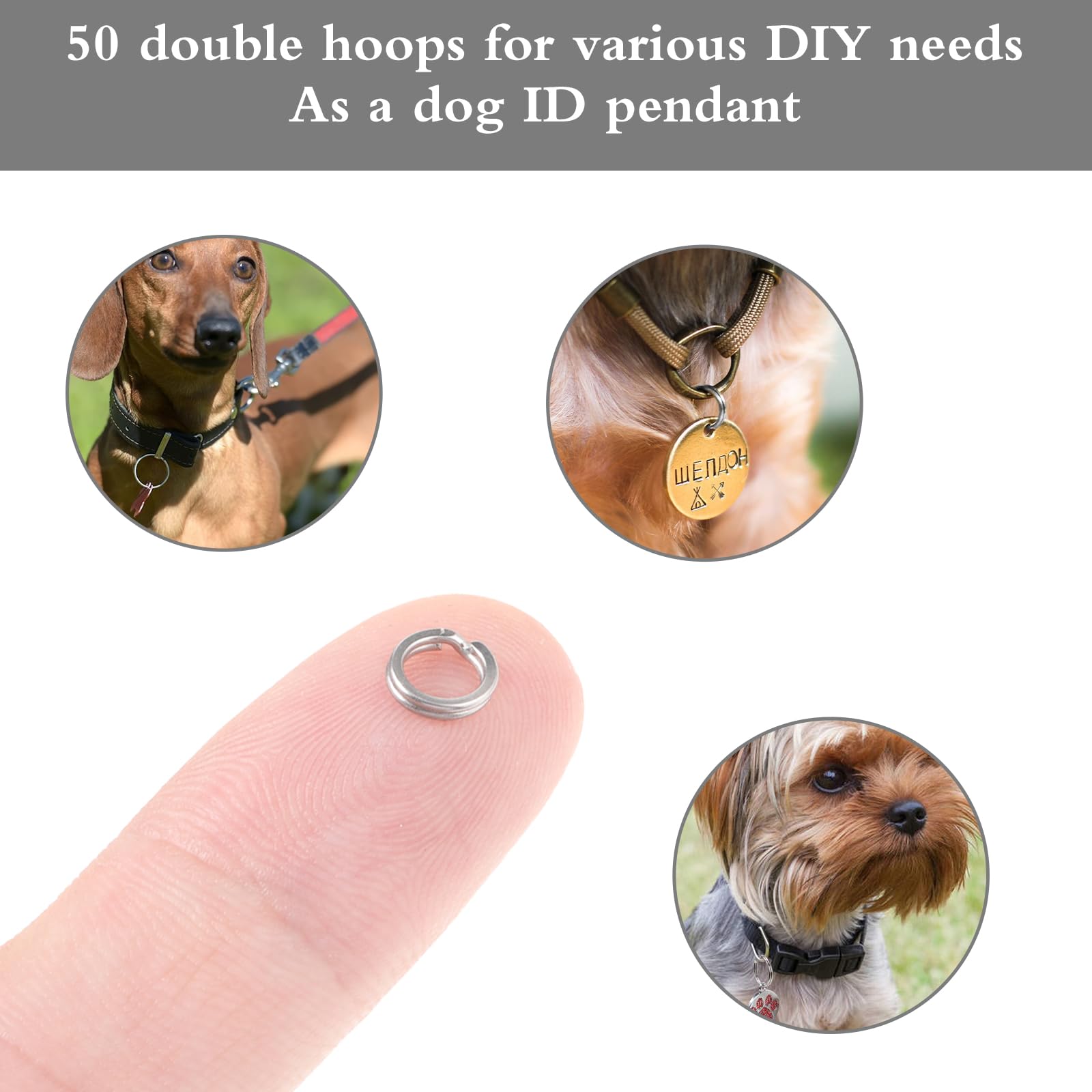 Uniclife 100/500 stuks kleine kleine split jump ringen bulk ringen voor doe -het-zelf kunst handwerk organisatie, 12mm(100Pcs