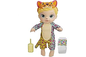 Baby Alive Rainbow Wildcats Leopard Doll