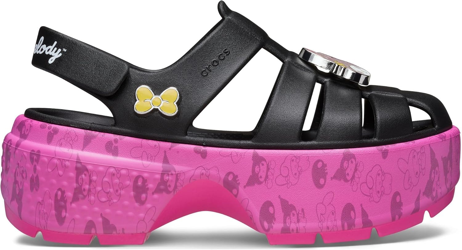Crocs Women's Sanrio My Melody/Kuromi Stomp Sandals