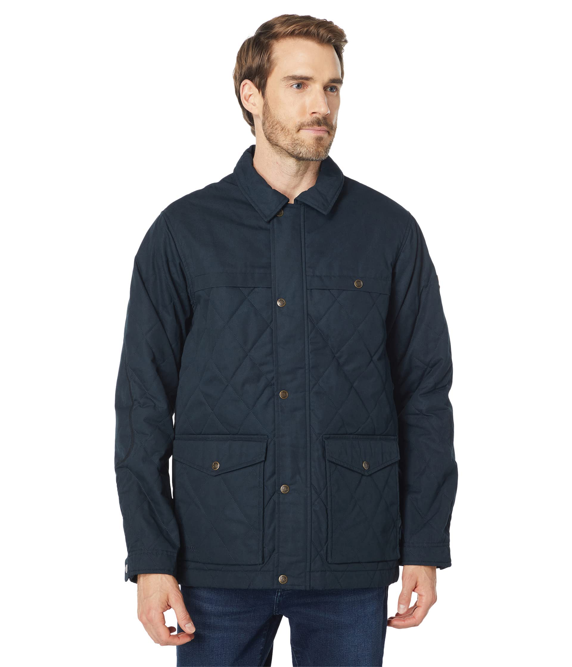 Fjällräven F84127-555 Övik Wool Padded Jacket, Men, Dark Navy, L