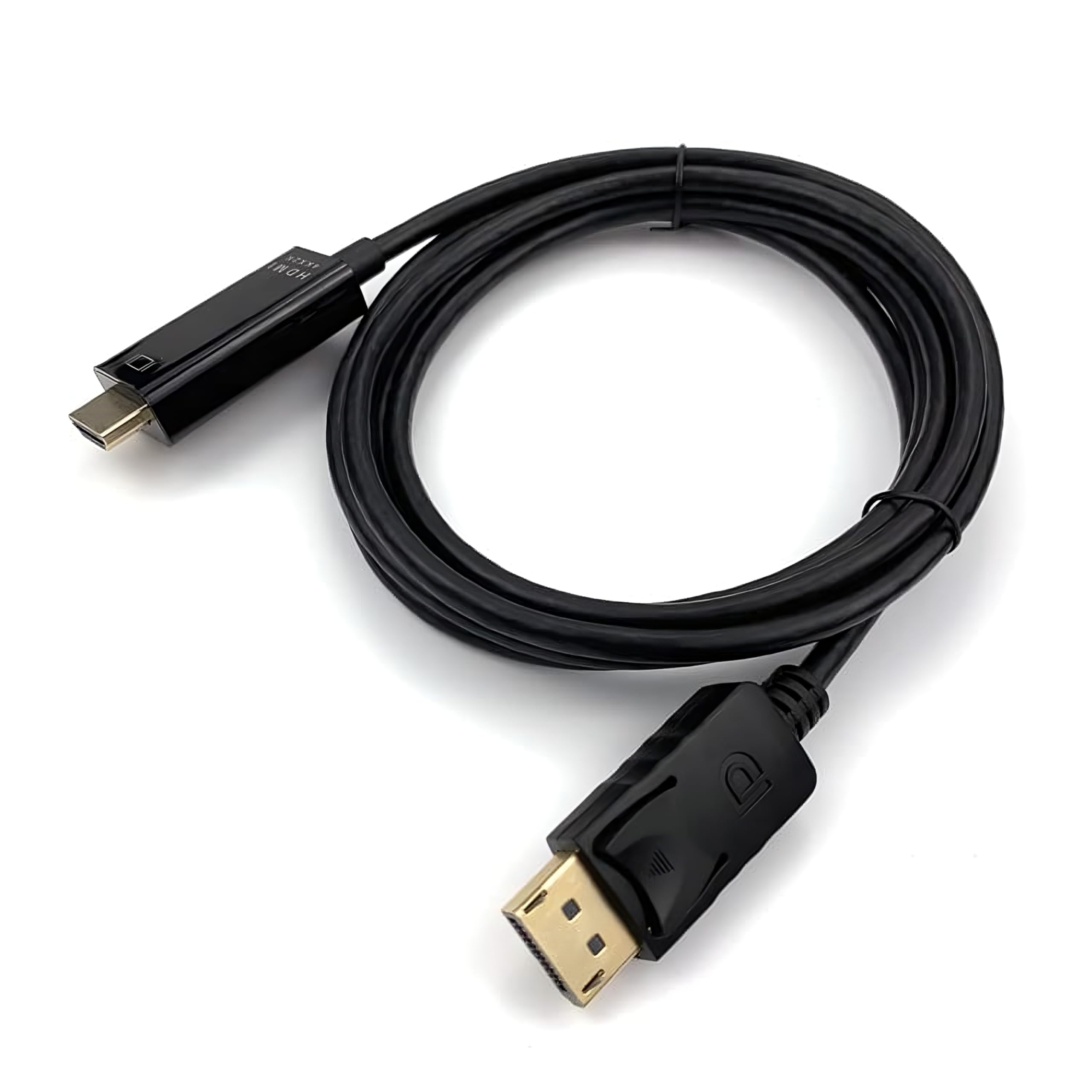 Cavo Adattatore DisplayPort A HDMI 1.8 Metri 4K - Collega PC A Monitor O TV, Supporto 1080p E 2160p, Maschio-Maschio