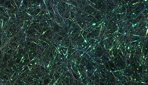 Miniatura 17 de Hareline Fly Tying Ice Dub – Flashy Synthetic Dubbing for Nymphs, Streamers, Steelhead & Salmon Flies Cobre,Martín pescador azul,MINNOW BELLY,Marrón