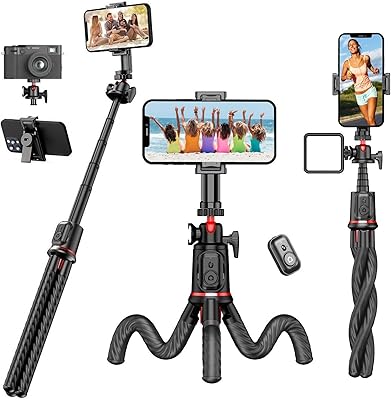 30 Inch Selfie Stick Tianle Selfie Stick Tripod – 30" Extendable Phone Stand With Wireless Remote & Phone Holder For IPhone/Android 30 Inch Phone Holder With Remote