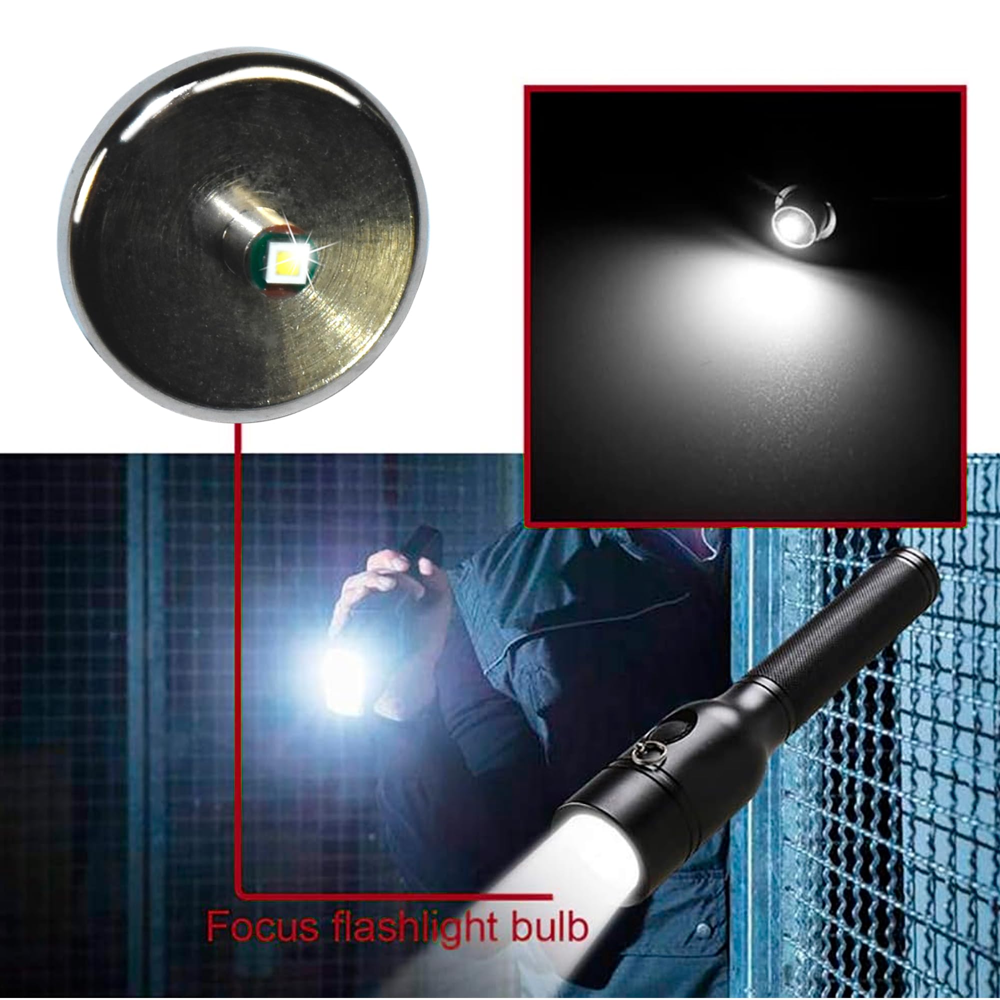 HQRP Lampadina Bi-Pin LED ad alta potenza 3W 60 Lumen