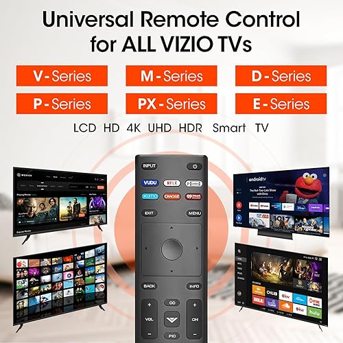 Miniatura 2 de Paquete de 3 repuestos remotos para todos los controles remotos VIZIO Smart TV, compatible con control remoto VIZIO