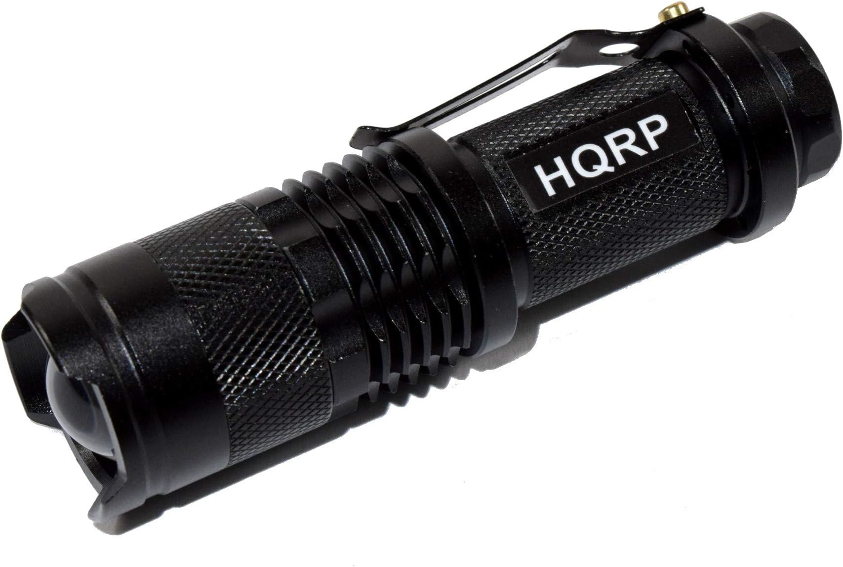 HQRP Powerful 365nm 3 Watt LED Flashlight Blacklight for Rocks, Stones, Illumination, Detection of Uranium, Vaseline, Depression Glass, Gems and Mineral Hunting