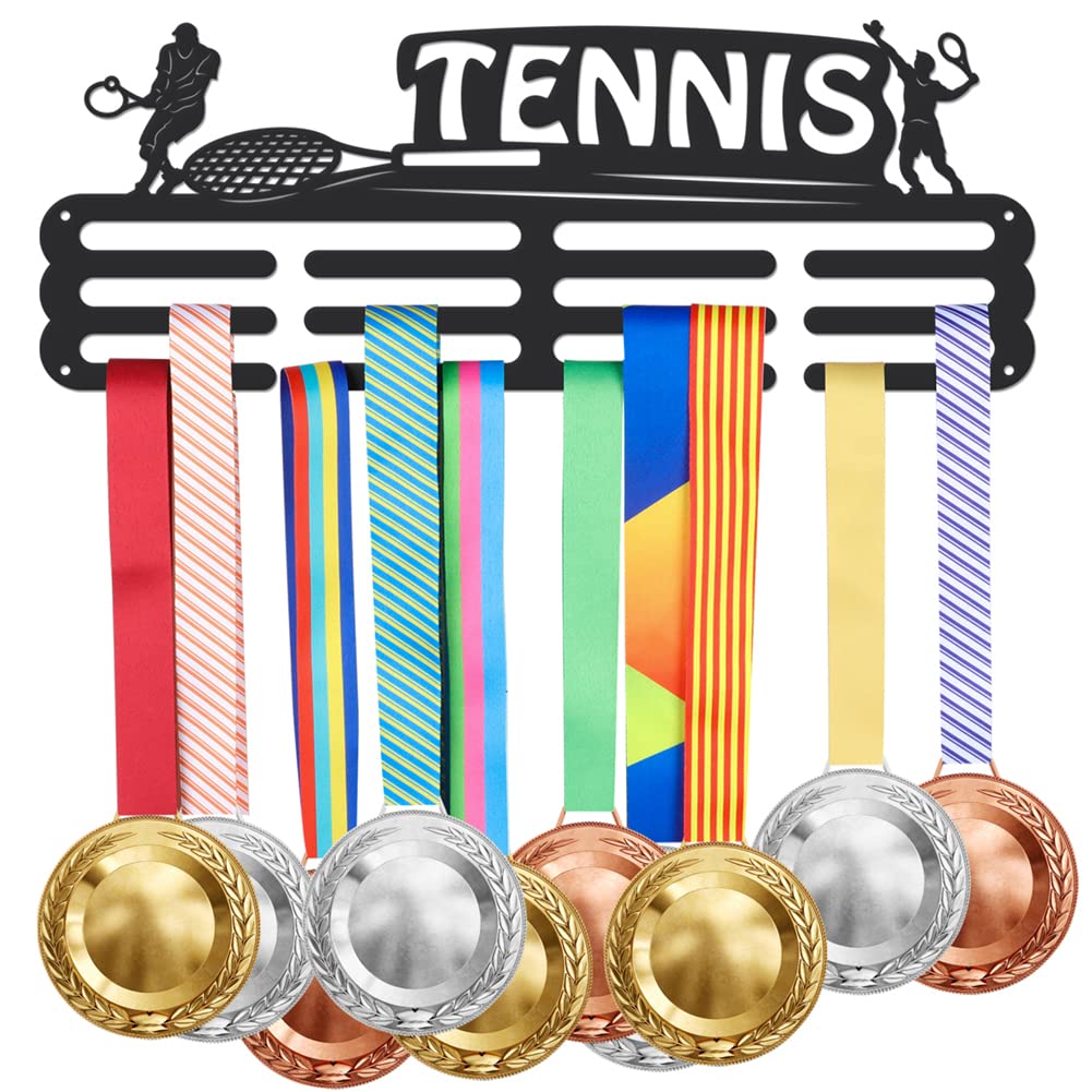 SUPERDANT Tennis Medal Hanger Display Rack Wall Mount Ribbon Holder Iron Hooks