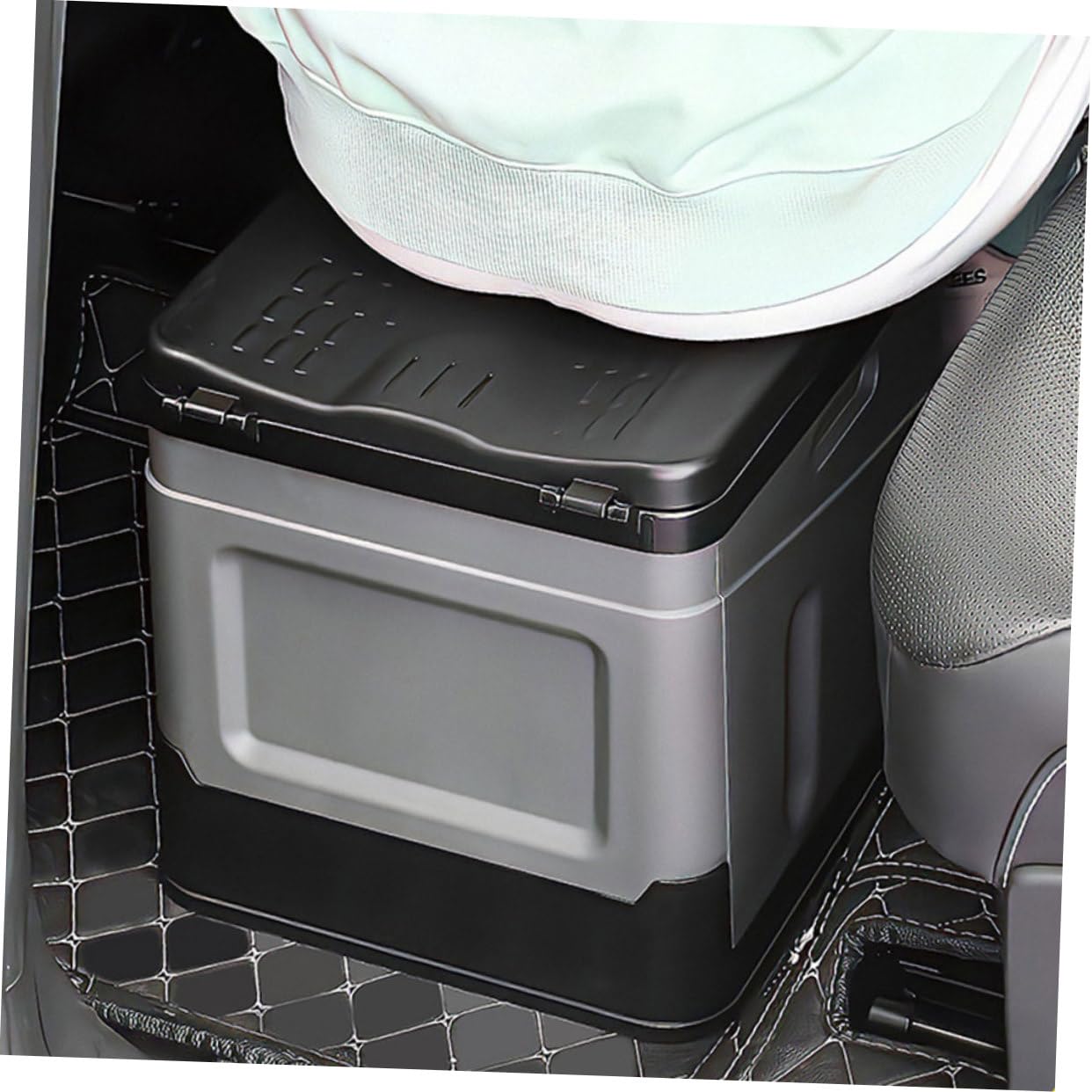 GALPADA Inodoro Caja de Almacenamiento de PP Resistente Portátil Plegable Orinal de Viaje Compacto para Camping y Emergencia