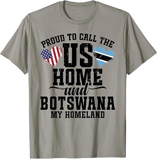 Botswana Outfit for Men & Women Uniform US Flag Botswana T-Shirt