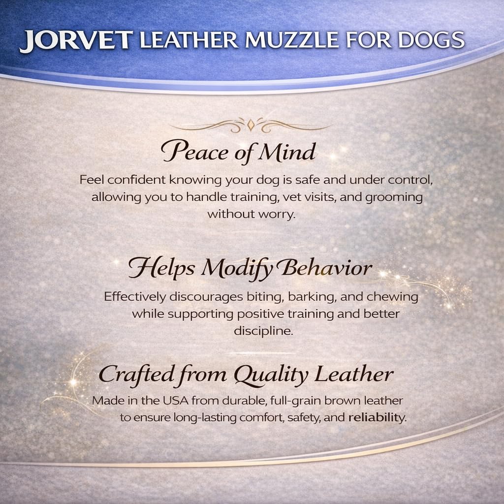 JorVet Small Leather Muzzle