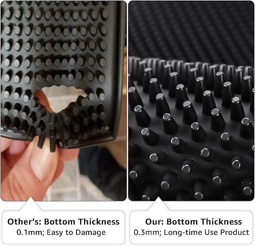 Miniatura 6 de Bandeja de goteo de torre de cerveza Estera de PVC Kegerator Bandeja de goteo de torre de cerveza Bandeja de goteo de barra gruesa Alfombrilla de